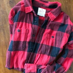 American eagle relaxed fit flannel